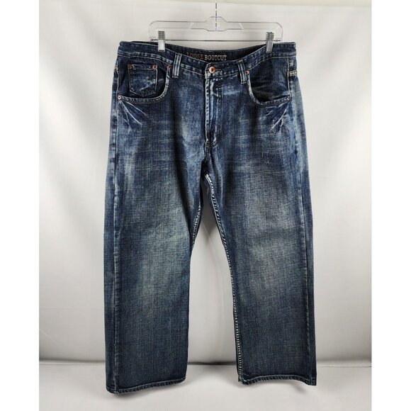 Urban Pipeline Urban Up Jeans Mens 38x30 Blue Loose Bootcut Denim - Picture 1 of 10